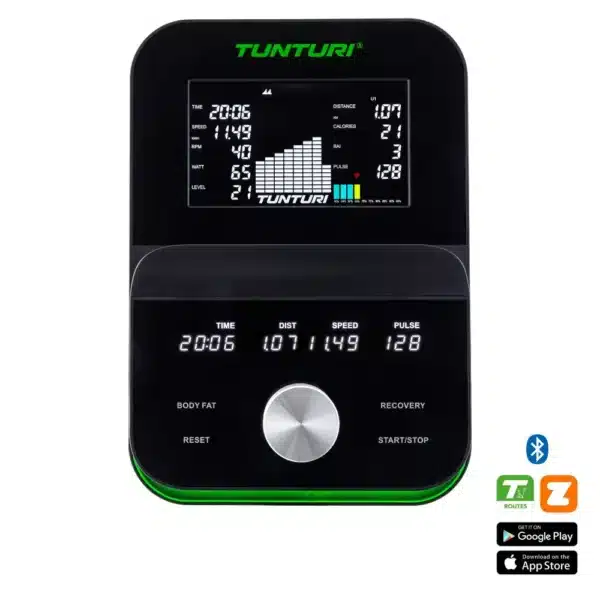 Tunturi Signature E60 sobni bicikl - display
