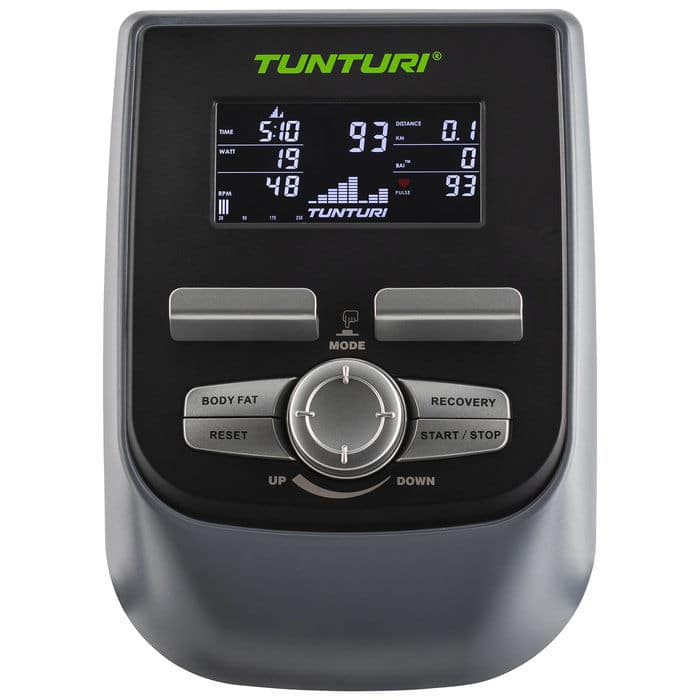 Tunturi orbitrek Performance C65-display