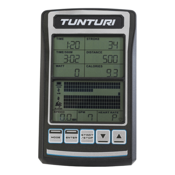Tunturi Platinum Pro Air Rower_-display