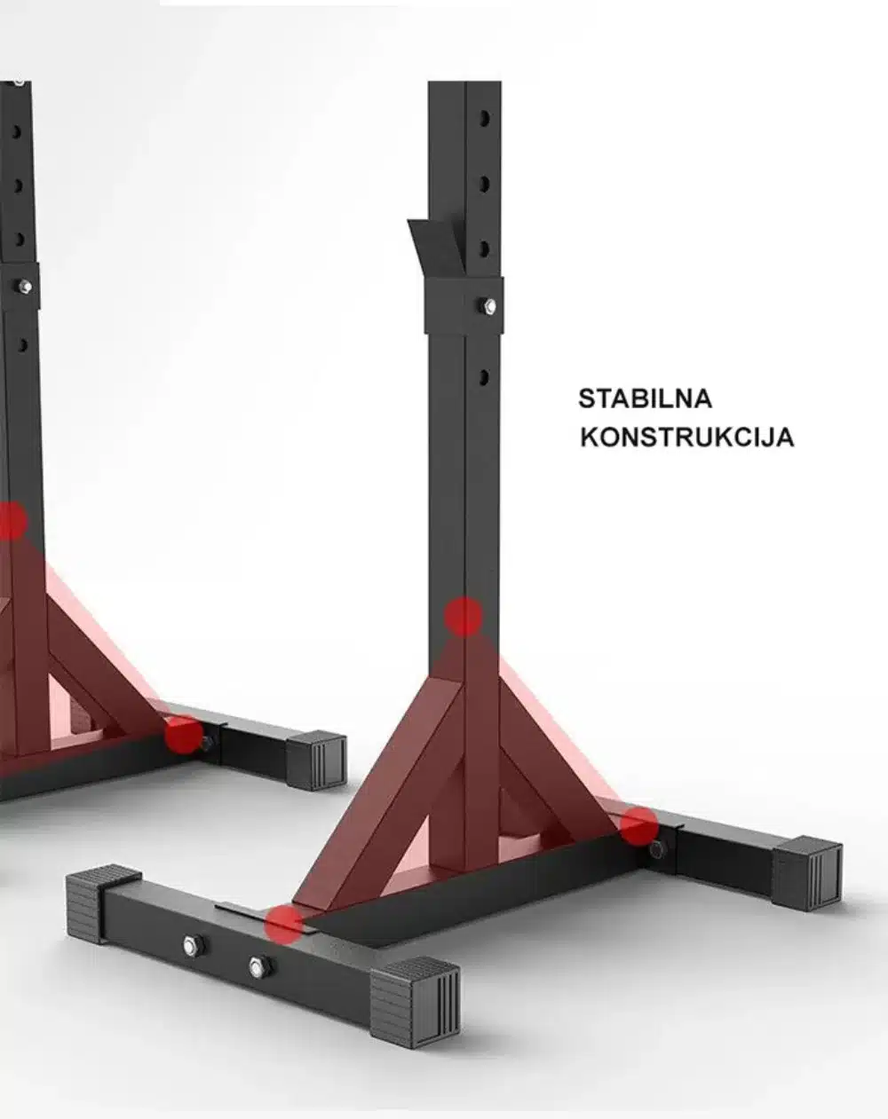 SQUAT RACK - stabilna konstrukcija